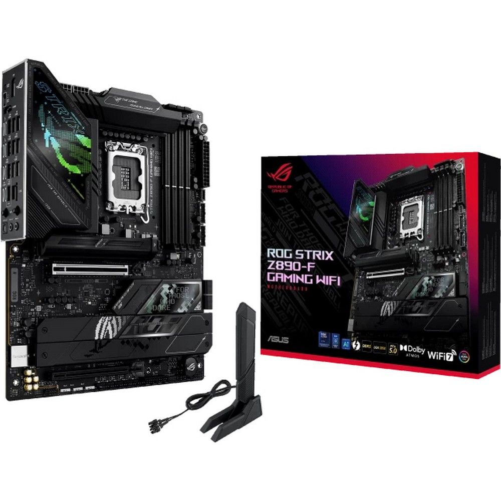 Материнская плата ASUS ROG STRIX Z890-F GAMING WIFI LGA1851 ATX 4xDDR5 2xPCIEx16 5xM.2 2xThunderbolt 2xUSB-C DP HDMI 2.5GLAN Wi-Fi 7 — изображение 10