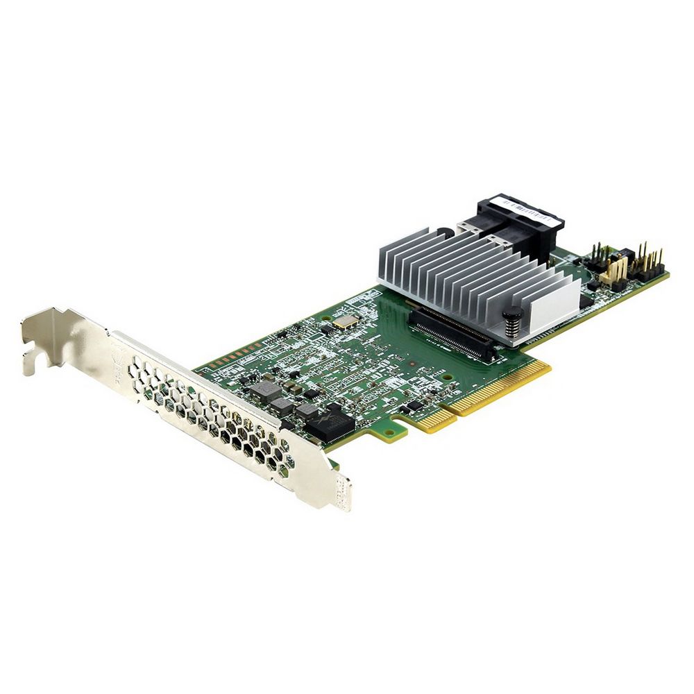RAID-контроллер Broadcom 9361-8i(2G) SGL (LSI00462 / 05-25420-17 / 03-25420-08С / 03-25420-08D / 03-25420-17004 / 03-25420-22002 / 03-25420-22004 ) PCIe 3.0 x8 LP, SAS/SATA 12G, RAID 0,1,5,6,10,50,60, 8port (2*int SFF8643), Cache 2GB, 3108ROC, RTL (Sn) {5}, (003563) (003075)