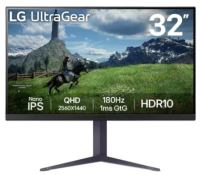 Монитор LG 31,5" 32GS85Q-B, 16:9, IPS, QHD, 1ms, 350cd, 180Hz, HDMI, DP, USB, HAS