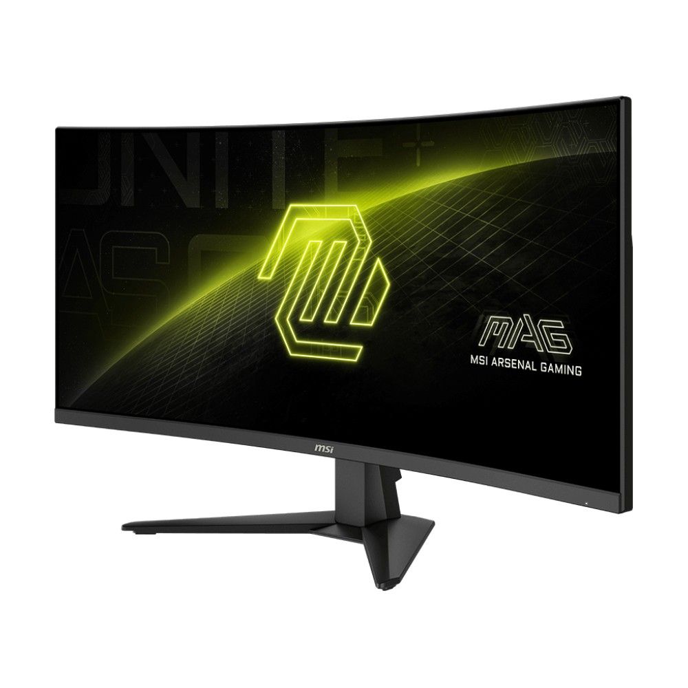 Монитор 34" MSI MAG 346CQ Curved VA, 3440x1440, 180Hz, 4ms, 300сd/m, 4000:1, HDR | 2xHDMI(2.0b), DP(1.4a) | InPSU, Vesa 100, Black — изображение 2