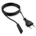Кабель питания для аудио/видео техники Cablexpert PC-184-VDE-0.5M 0,5м, S52 - C7, VDE, 2х0,75, черный, пакет
