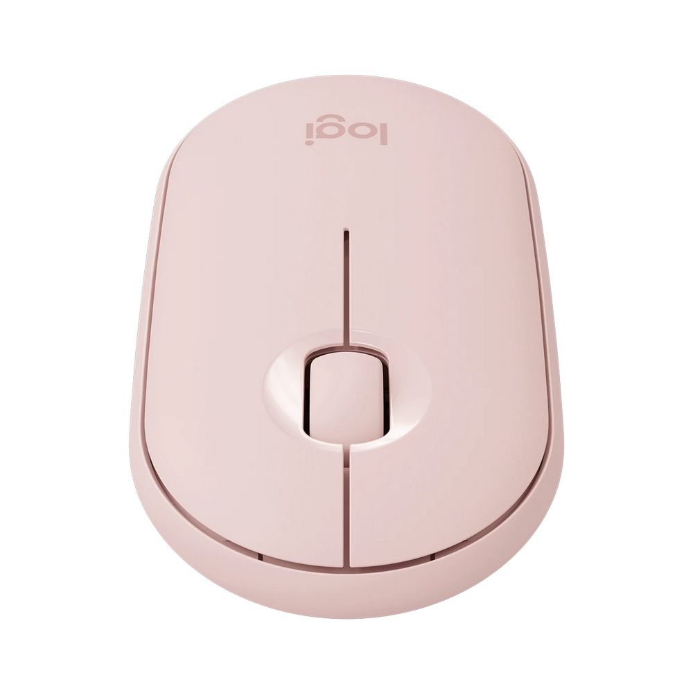 Мышь беспроводная Logitech Pebble M350 Pink розовая, оптическая, 1000dpi, 2.4GHz, USB-ресивер, бесшумная, под обе руки — изображение 3
