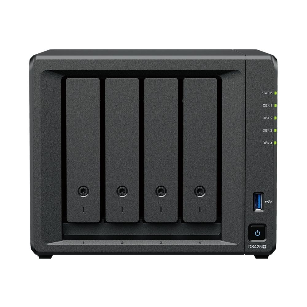 Платформа СХД Synology DS425+ 4 Bay 2xM.2 2.5GLAN 1GLAN 2GB (Max.10GB) DDR4 2xUSB — изображение 3