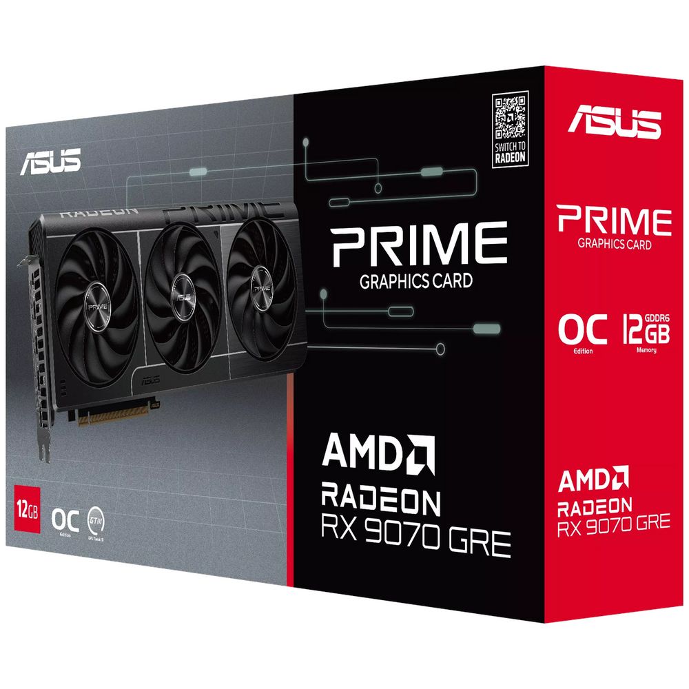 Видеокарта ASUS RX9070GRE PRIME OC 12GB GDDR6 192bit 3xDP HDMI 3FAN RTL (PRIME-RX9070GRE-O12G) — изображение 10