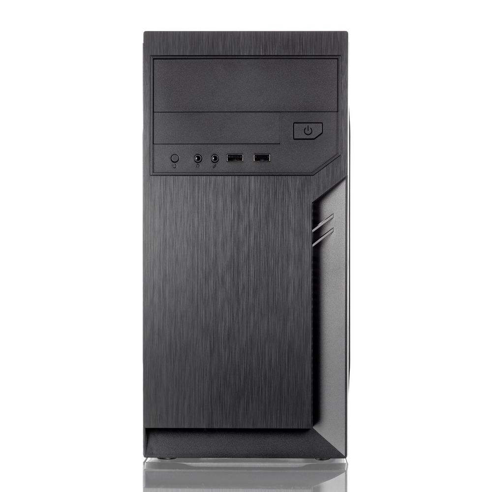 Корпус FoxLine Case Foxline FL-702 |FL-702-FZ450| , mATX, 1x5.25EXT, 1x3.5EXT, 2x3.5INT, 2xUSB2.0, HDA, w/o FAN, |FL-702-FZ450| w/450W ATX PSU, w/1.2m EU pwr cord, (970597) — изображение 3