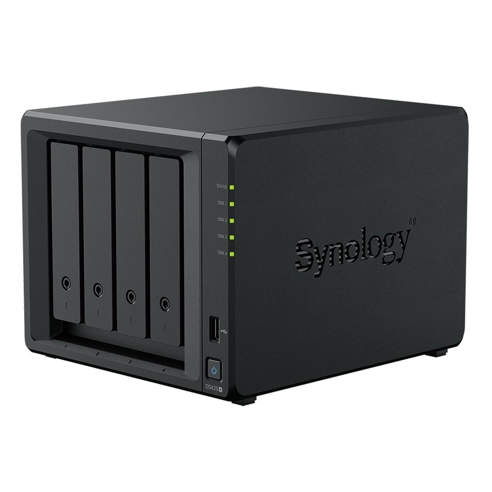 Платформа СХД Synology DS425+ 4 Bay 2xM.2 2.5GLAN 1GLAN 2GB (Max.10GB) DDR4 2xUSB — изображение 2