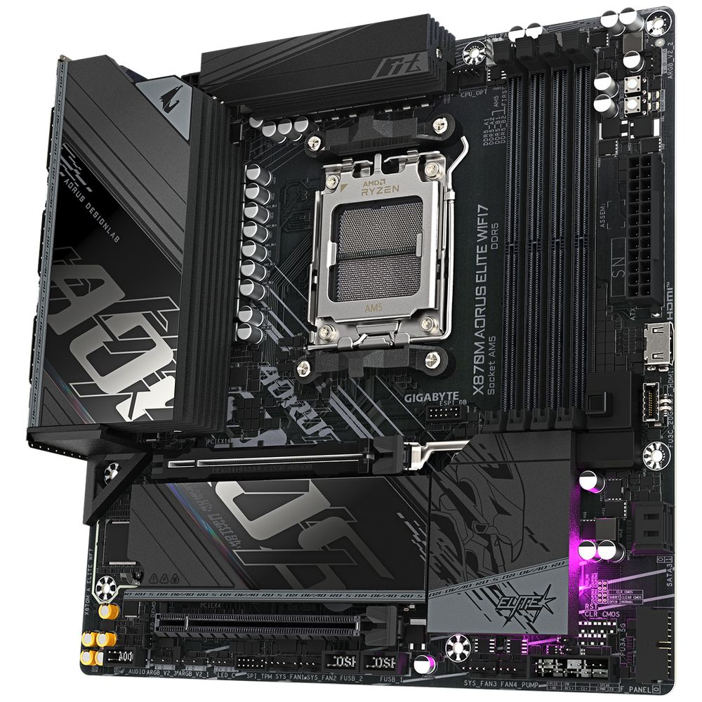 Материнская плата Gigabyte X870M AORUS ELITE WIFI7, RTL — изображение 3