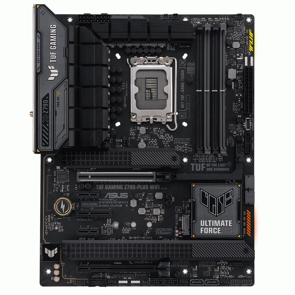 Материнская плата ASUS TUF GAMING Z790-PLUS WIFI LGA1700 ATX 4xDDR5 2xPCIEx16 PCIEx4 2xPCIEx1 4xM.2 2xUSB-C DP HDMI 2.5GLAN Wi-Fi 6Е — изображение 3