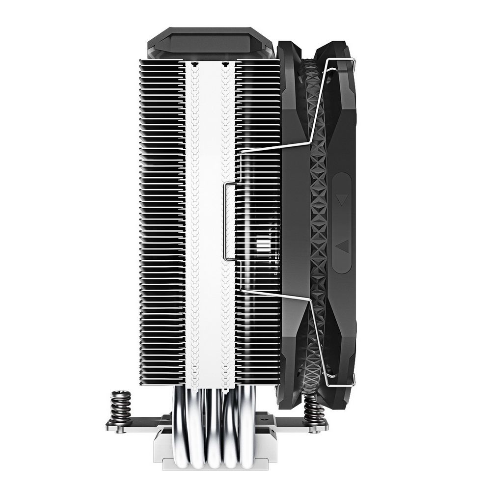 Вентилятор Deepcool AS500 RTL {8} (727064) (Height 164mm, 6mm x 5pcs, Fan 140mm, 500;1200RPM ±10%, < 29.2 dB(A), 4-pin PWM, TDP 220W, Screw, Socket AMD AM4, Intel LGA 2066/2011-v3/2011/1700/1200/115x) — изображение 6