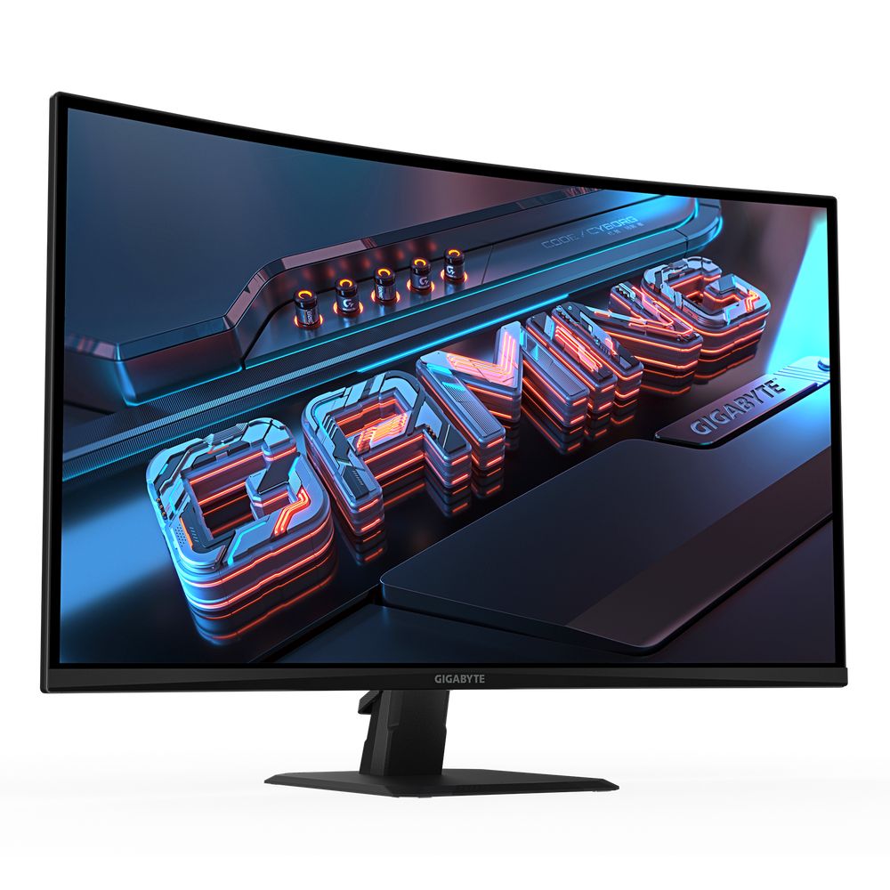 Монитор 31.5" Gigabyte GS32QCA EU Black (31.5", VA, 2560x1440, 180Hz, 3500:1, 1ms, 2xHDMI 2.0, DP 1.4, Curved) — изображение 4