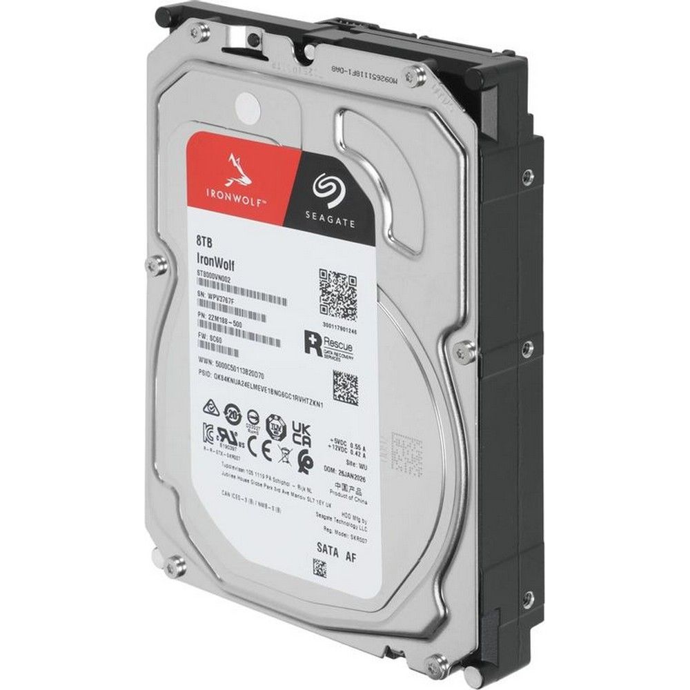 Жесткий диск Seagate SATA-III 8TB ST8000VN002 NAS Ironwolf 512E (5400rpm) 256Mb 3.5" — изображение 3