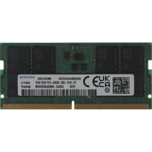 Модуль памяти Samsung 32GB DDR5 SODIMM 4800MHz 2Rx8 1.1V, M425R4GA3BB0-CQK