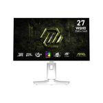 Монитор 27" MSI MAG 274QRFW X32  Rapid IPS, 2560x1440, 320Hz, 0,5ms, 400сd/m, 1000:1, HDR10 | 2xHDMI(2.1), DP(1.4a) | HAS, Pivot, Swivel, InPSU, Vesa 100, White