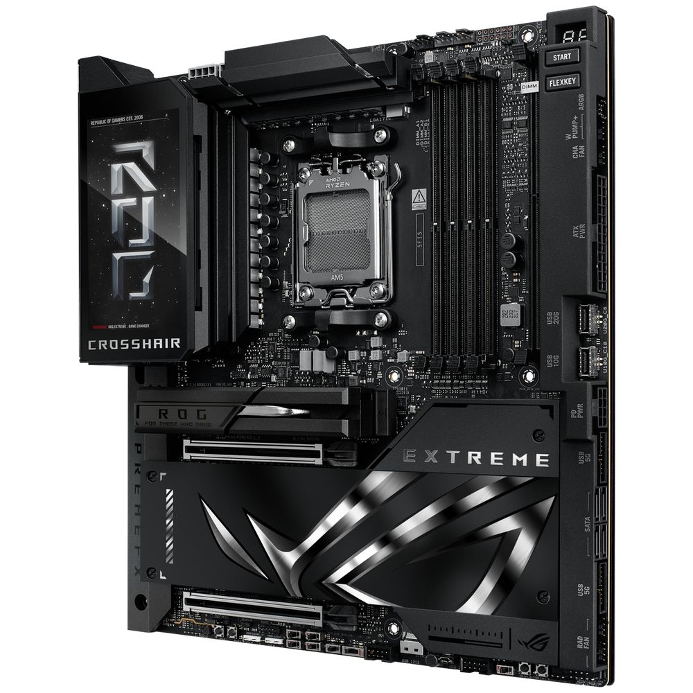 Материнская плата ASUS ROG CROSSHAIR X870E EXTREME AM5 E-ATX 4xDDR5 2xPCIEx16 5xM.2 4xUSB-C HDMI 5GLAN 10GLAN Wi-Fi 7 — изображение 3