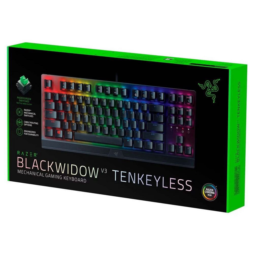 Клавиатура Razer BlackWidow V3 Tenkeyless Green switch — изображение 5
