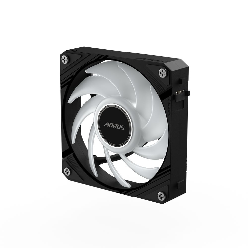 Вентилятор в корпус GIGABYTE GP-GBT ECFAN1201 1X120mm ARGB FAN. PWM, 3 Pin — изображение 4