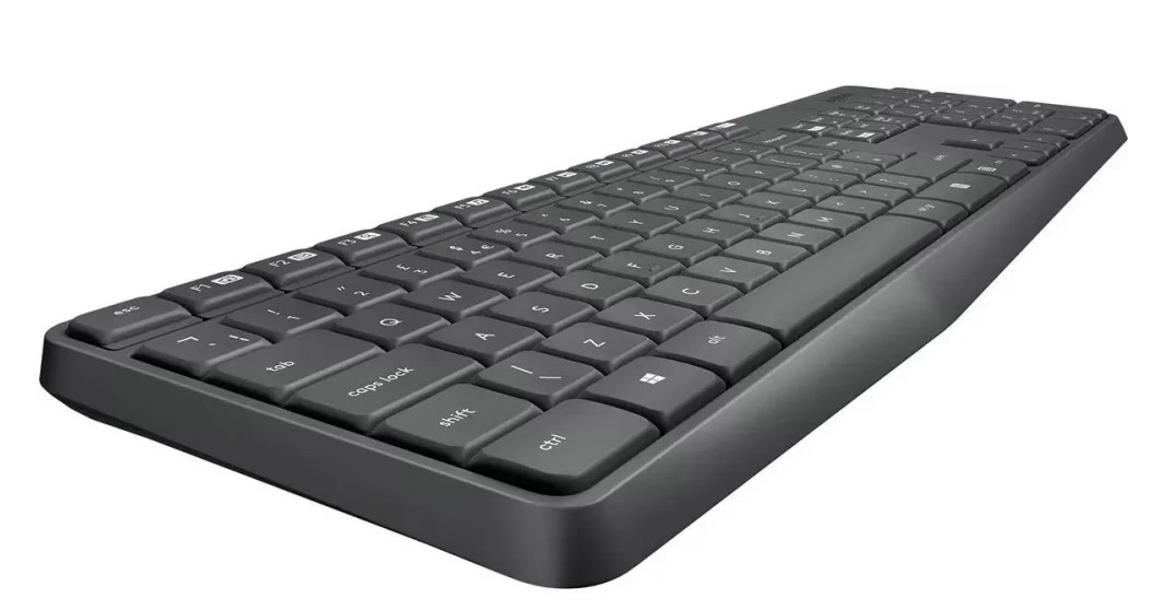 Клавиатура + мышь беспроводные 2.4G EN/RU серый MK235 920-007949 LOGITECH — изображение 5
