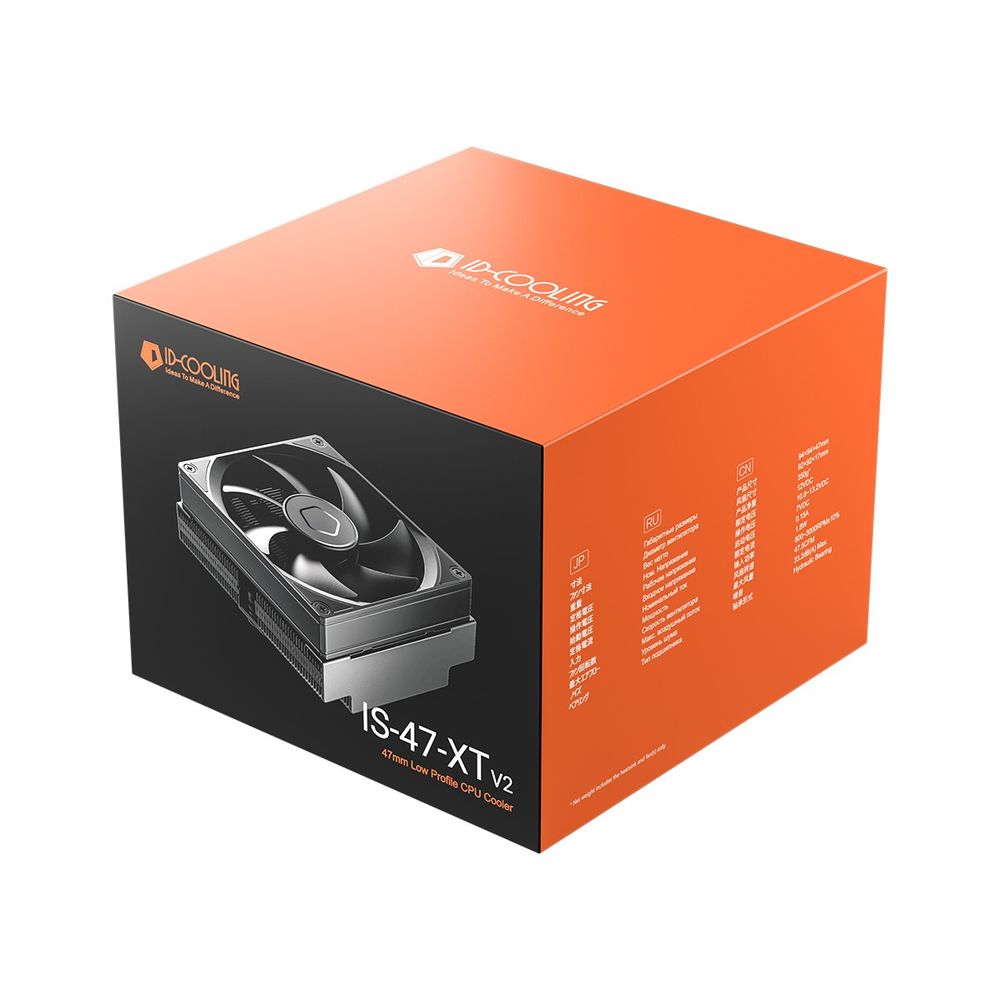 Вентилятор Cooler ID-Cooling IS-47XT V2 100W/PWM/ all Intel /AMD AM4,AM5/ Low profile/Screws — изображение 14