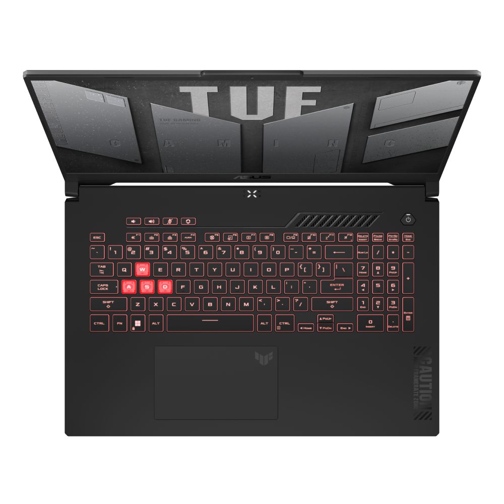 Ноутбук ASUS TUF Gaming A17 FA707NUG AMD Ryzen 7 7445HS/16Gb (D5)/SSD512Gb/RTX4050 6Gb (115W)/17.3"/IPS/FHD/1920x1080/144Hz/NoOS/RJ-45/Mecha Gray/2.6kg — изображение 3