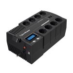 BR700ELCD||bp — Источник бесперебойного питания (ИБП) CyberPower Bad Pack Line-Interactive CyberPower BR700ELCD 700VA/420W USB/RJ11/45/USB charger A (4+4 EURO)  bp