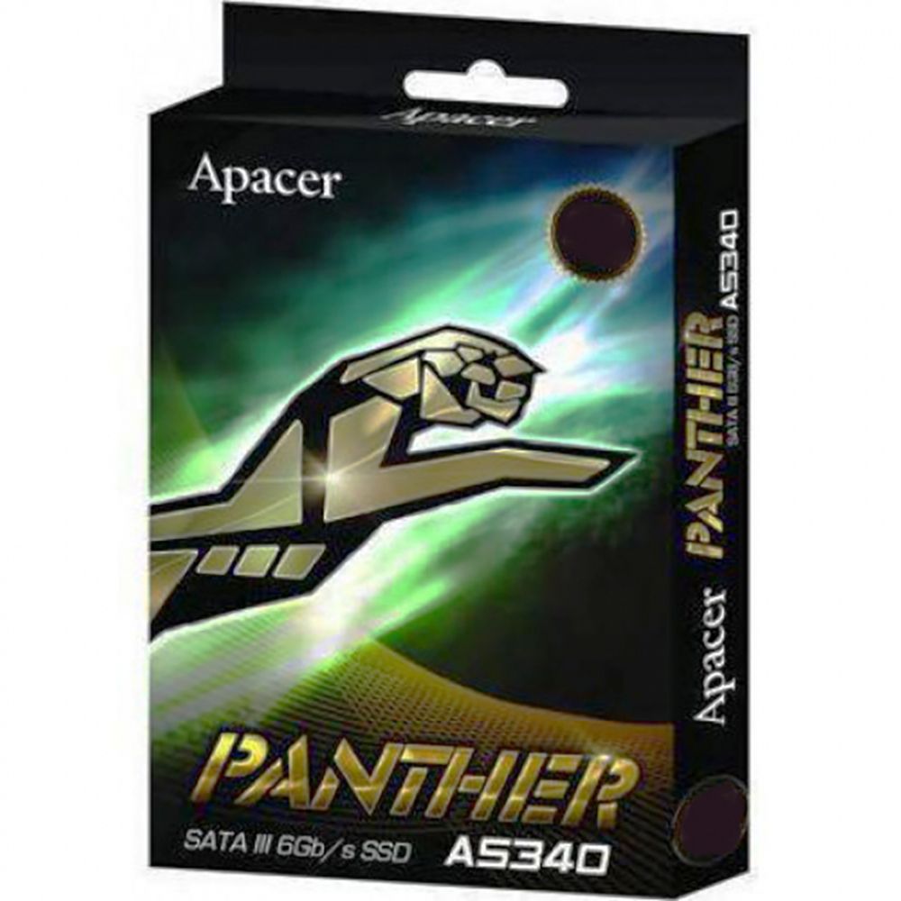 Твердотельный накопитель SSD Apacer AS340 Panther AP240GAS340G-1 240GB 2.5" Client SATA 6Gb/s, 475/380, IOPS 70K, MTBF 1.5M TLC, 32MB, 140TBW, Retail, RTL {100} (913951) — изображение 4