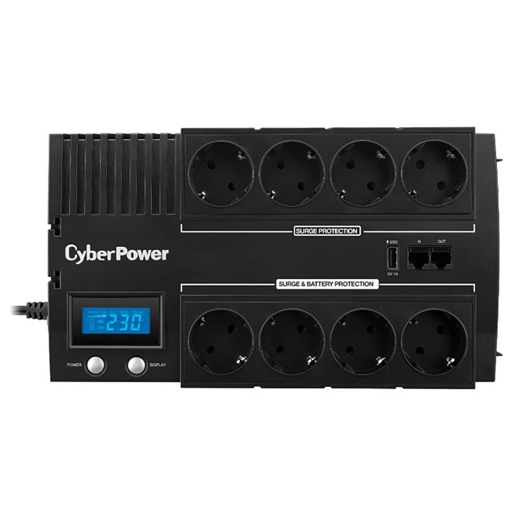 Источник бесперебойного питания ИБП Line-Interactive CyberPower BR700EA 700VA/420W USB/RJ11/45 (4+4 EURO) — изображение 2