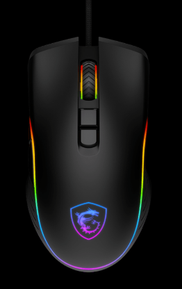 Мышь проводная FORGE GM300 черная MSI — изображение 2