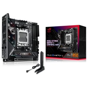Материнская плата ASUS ROG STRIX B850-I GAMING WIFI AM5 mini-ITX 2xDDR5 PCIEx16 2xM.2 2xUSB-C HDMI 2.5GLAN WIFI 7