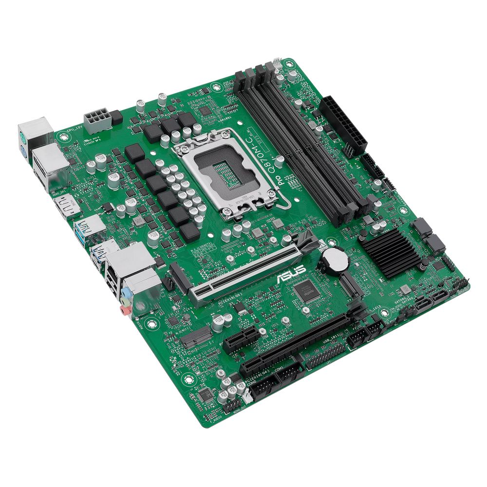 Материнская плата ASUS PRO Q870M-C-CSM LGA1851 mATX 4хDDR5 2хPCIEx16 PCIEx1 2xM.2 USB-C DP HDMI GLAN — изображение 5