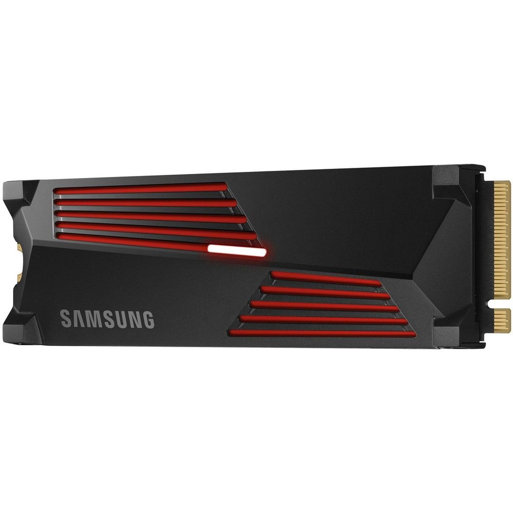 Твердотельный накопитель SSD M.2 2280 4TB Samsung 990 PRO with Heatsink MZ-V9P4T0GW PCIe Gen4x4 with NVMe, 7450/6900, IOPS 1600/1550K, MTBF 1.5M, Samsung V-NAND TLC, 4GB LPDDR4MB, 2400TBW, RTL — изображение 2