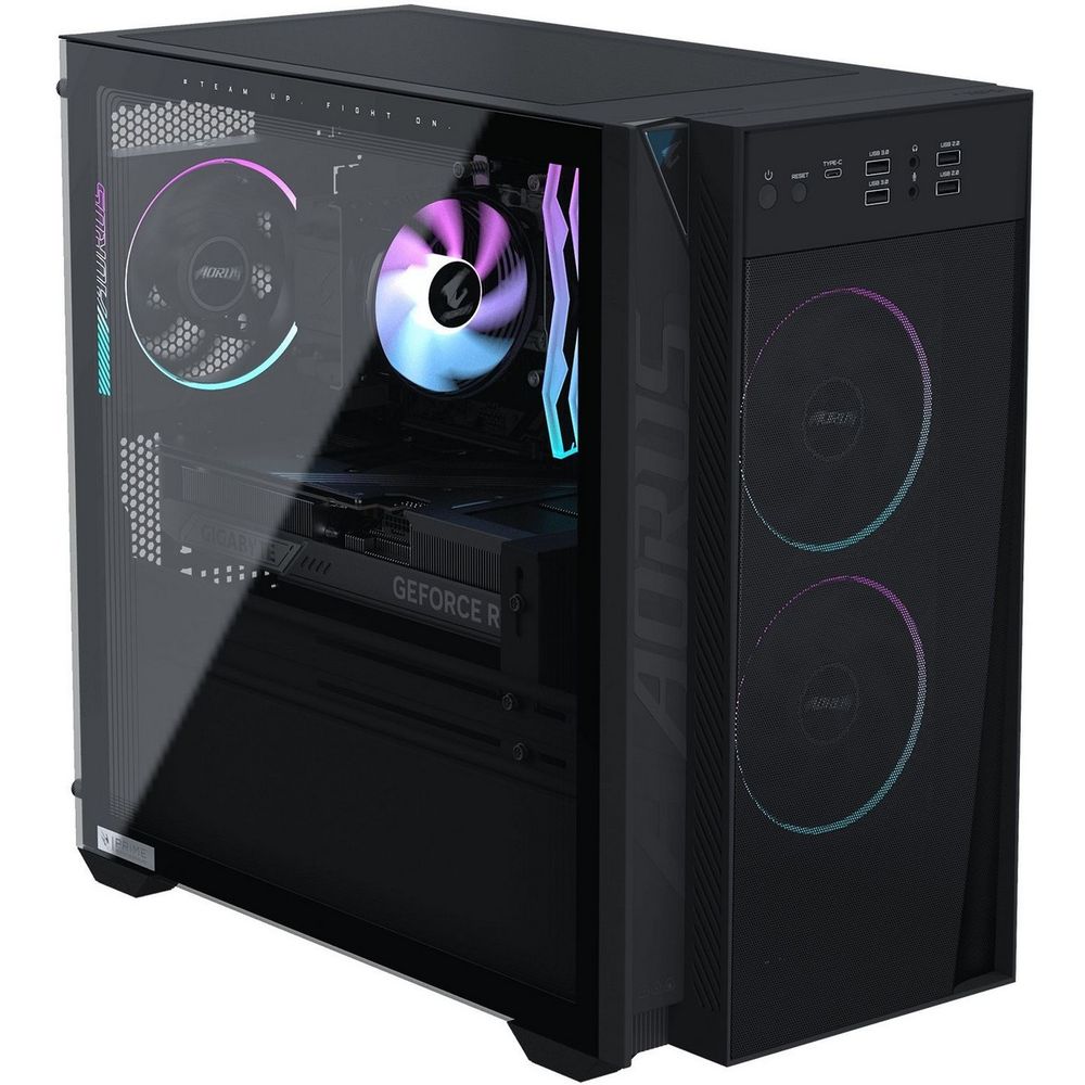 Настольный ПК AORUS PRIME 3 AP351 AMD Ryzen 7 9700X/32Gb/SSD1Tb/RTX5070 12Gb/PSU 650W (Gold)/NoOS/Black (AP3A7N7-5115) — изображение 2