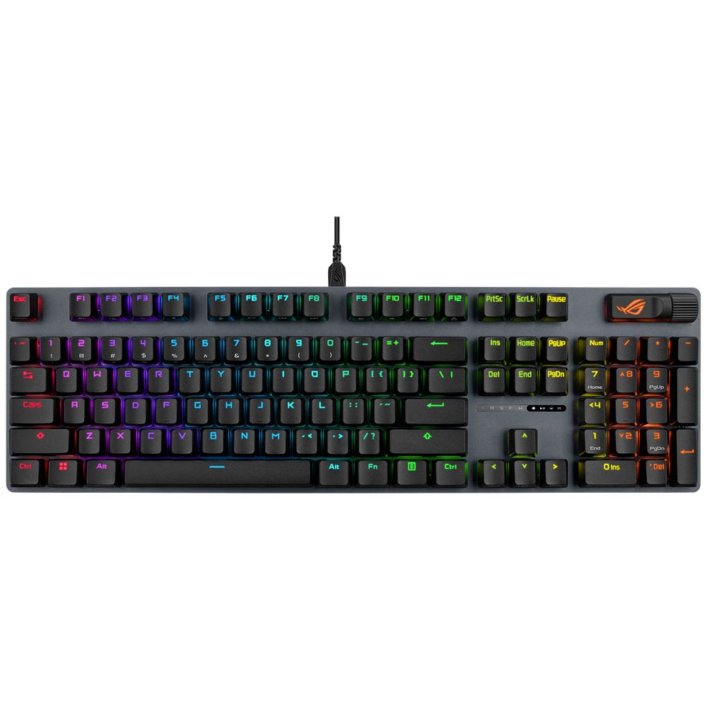 Клавиатура ASUS XA14 ROG STRIX SCOPE II X NX Snow V2 ABS 100% USB — изображение 3