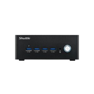 Мини ПК Shuttle NT10H, Intel Ultra5 125H, 2 x DDR5 SODIMM, no SSD, 120w PSU, VESA
