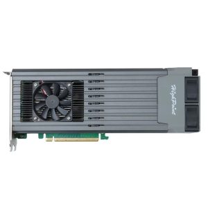 Плата расширения HighPoint SSD7749M2,  PCIe 4.0 x16, Ports: 16x M.2 (2242/2260/2280), Board: Double Width, Full Height, Full Length, Bootable, RAID: 0,1,10   ADD IN CARD
