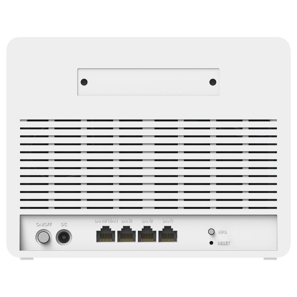 Модем CUDY AC1200 Wi-Fi 4G LTE-Cat4 Router, AC1200 Wi-Fi, build-in 4G LTE modem, 4 10/100M RJ45 Ports, Nano SIM Slot, 300Mbps at 2.4GHz + 867Mbps at 5GHz, Internal antennas, PPTP/L2TP/OpenVPN/WireGuard VPN, DNS over Cloudflare/Google/Quad9, DDNS, SMS, Band locki — изображение 3