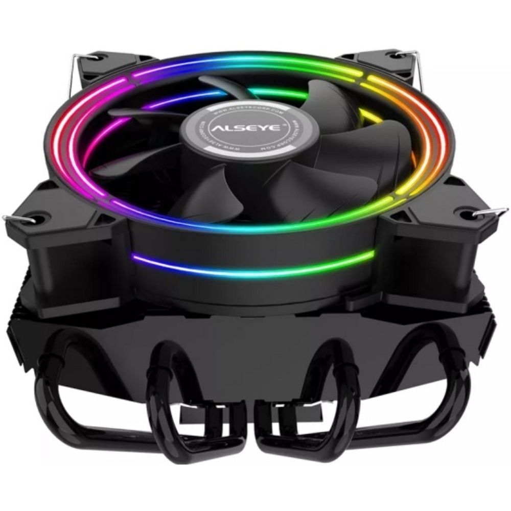 Вентилятор ALSEYE H120T Universal, 125W, 120mm FAN, 800;2000 rpm, 24.1;35.5 dBA, RGB, PWM, RTL{20} (874036) — изображение 3