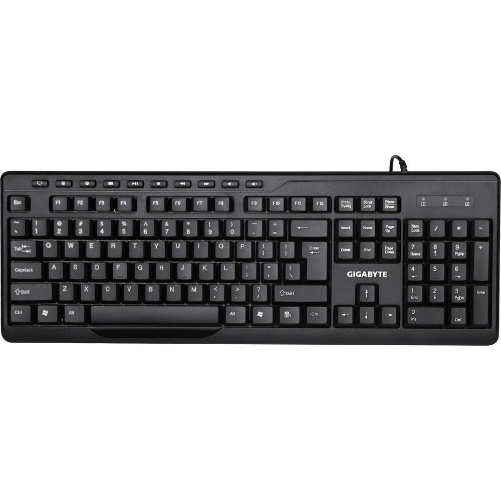 Комплект клавиатура и мышь Gigabyte GK-KM6300 RU, проводные (USB, 1.5м), 1000dpi, {20} (551179) комплект клавиатура + мышь, проводные (USB, 1.5м), 1000dpi, (20) (551179) — изображение 2