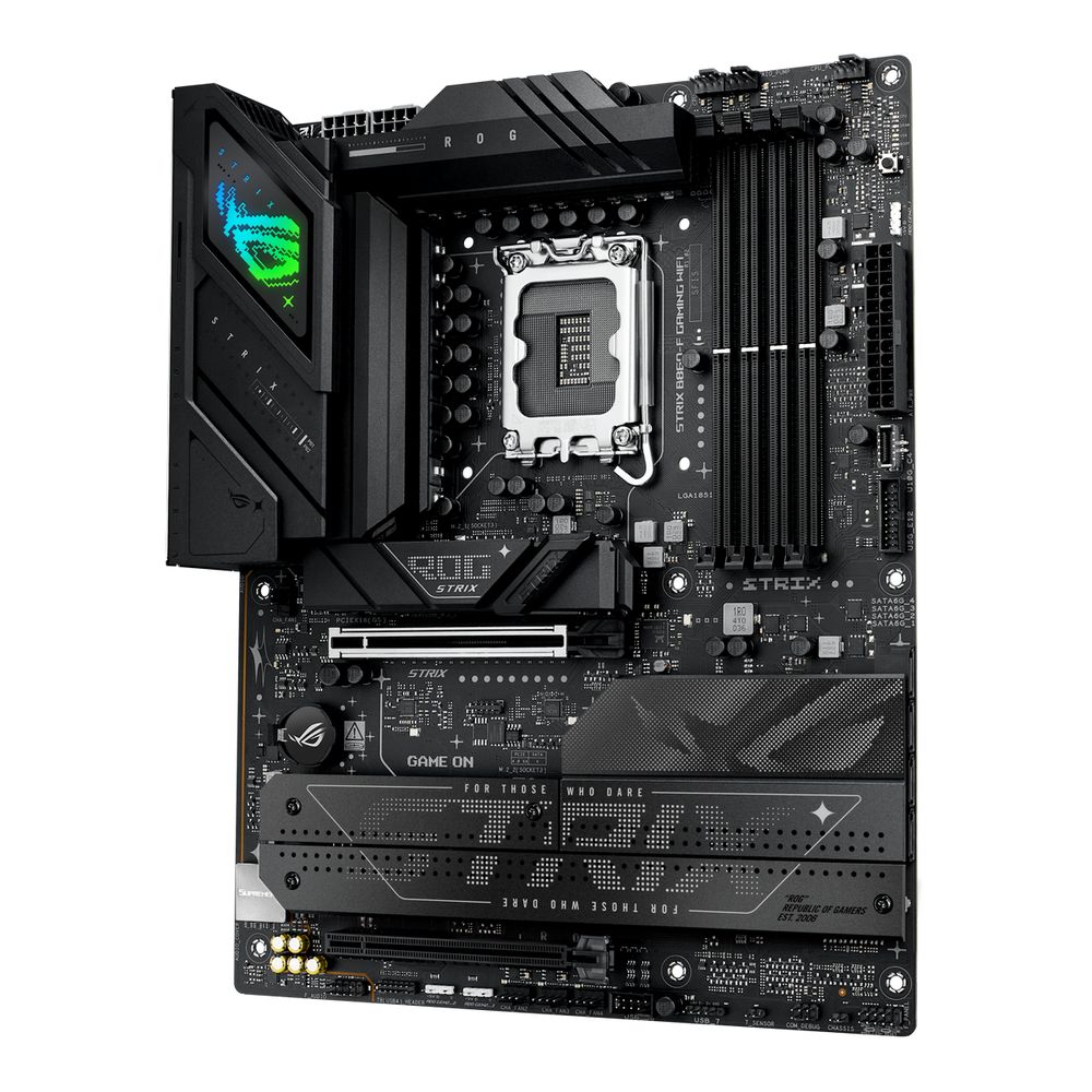 Материнская плата ASUS ROG STRIX B860-F GAMING WIFI LGA1851 ATX 4xDDR5 2xPCIEx16 4xM.2 Thunderbolt USB-C DP HDMI 2.5GLAN Wi-Fi 7 — изображение 6