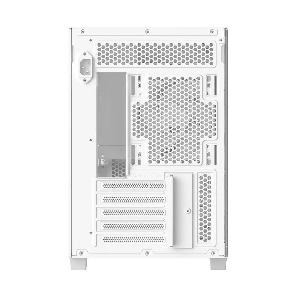 Корпус Case ID-Cooling FLOW 500 AIR White mATX/win TG/2 fans/Gen2 Type C/CPU 180mm/GPU 403mm/ no PSU — изображение 7