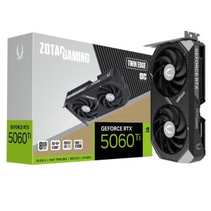 Видеокарта Zotac RTX5060Ti TWIN EDGE OC 8GB GDDR7 128bit 3xDP HDMI 2FAN MEDIUM PACK