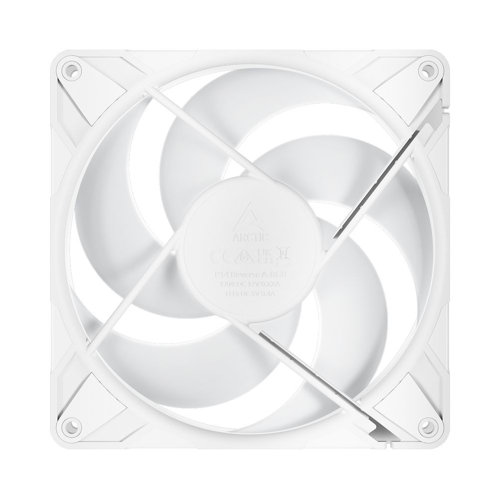 Вентилятор корпусной ARCTIC P14 Pro Reverse A-RGB (White) 3 Pack (ACFAN00328A) — изображение 6