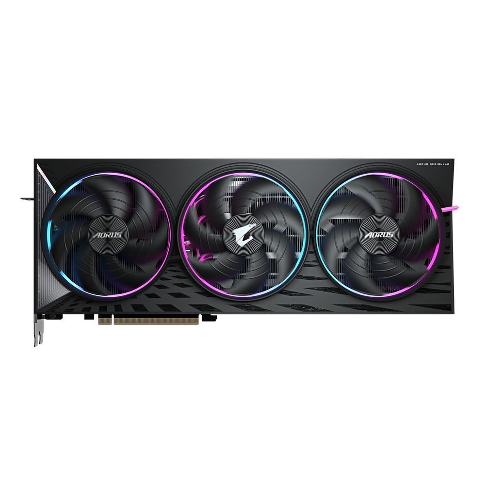 Видеокарта Gigabyte RX9070XT AORUS E 16GB GDDR6 256bit 2xDP 2xHDMI 3FAN RTL — изображение 3