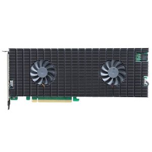 Плата расширения HighPoint SSD7540,  PCIe 4.0 x16, Ports: 8x M.2 (2242/2260/2280), Board: Full Height, Full Length, Bootable, RAID: 0,1,10   ADD IN CARD