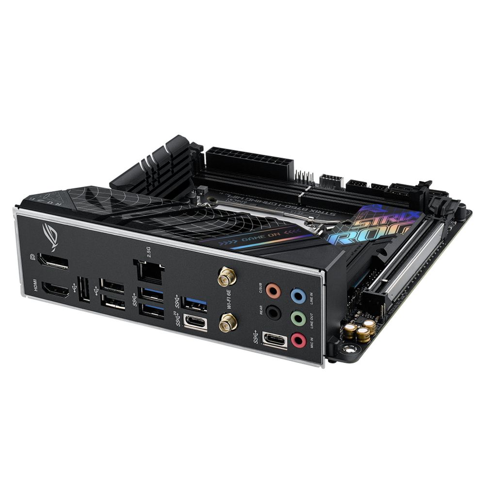 Материнская плата ASUS ROG STRIX B760-I GAMING WIFI LGA1700 mini-ITX 2xDDR5 PCIEx16 2xM.2 2хUSB-C DP HDMI 2.5GLAN Wi-Fi 6Е — изображение 8