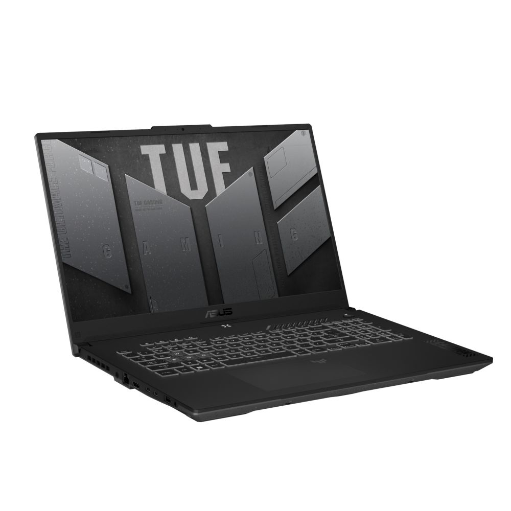 Ноутбук ASUS TUF Gaming A17 FA707NUG AMD Ryzen 7 7445HS/16Gb (D5)/SSD512Gb/RTX4050 6Gb (115W)/17.3"/IPS/FHD/1920x1080/144Hz/NoOS/RJ-45/Mecha Gray/2.6kg — изображение 4