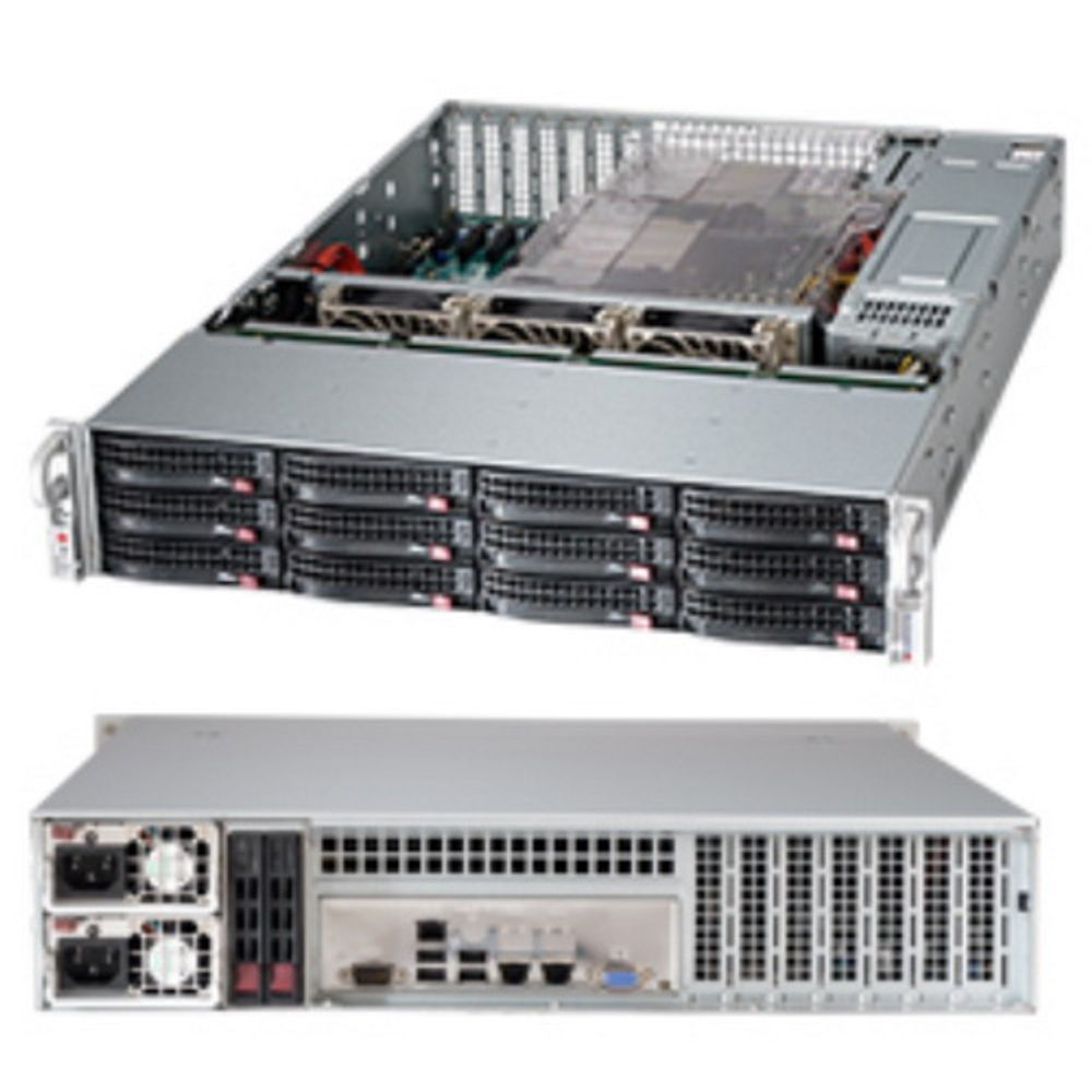 Корпус серверный Bad Pack SuperMicro CSE-826BE1C-R920LPB 2U SC826B Chassis W/ 1 Expander, 920W, Black (158003)