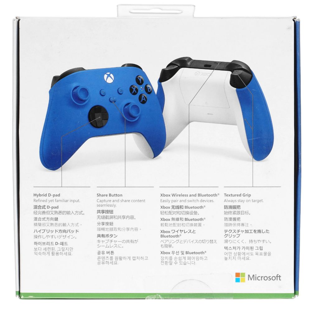 Геймпад Xbox Series X|S Wireless controller 1914 XBOX Series X, XBOX Series S, XBOX One, Windows 10/11, Android и iOS/Bluetooth (Xbox Wireless)/USB Type-C/force feedback/Shock Blue — изображение 7