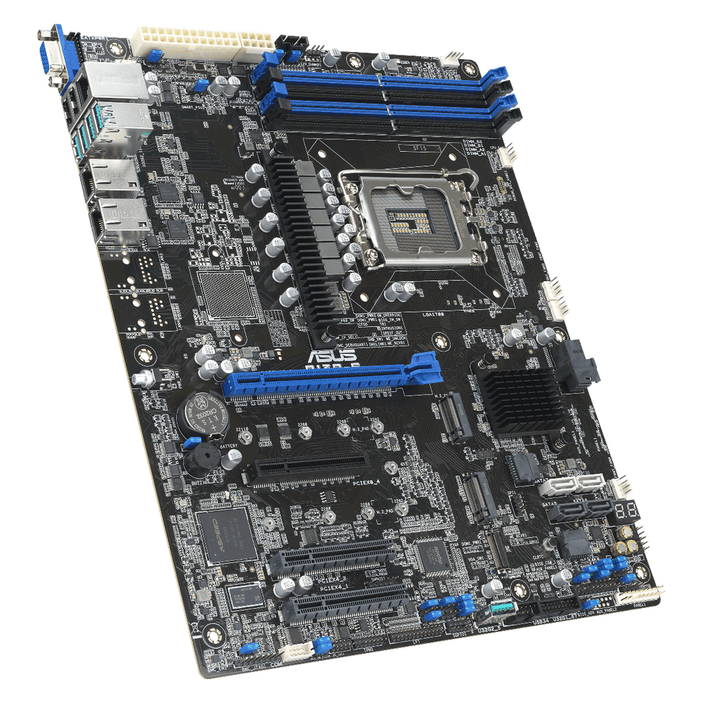 Материнская плата ASUS P13R-E LGA1700 ATX 4xDDR5 PCIEx16 3xPCIEx8 2xM.2 VGA 2xGLAN — изображение 4