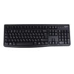 Клавиатура Logitech K120 for Business |920-002522| черная, офисная, 104 клавиши, защита от воды, USB 1,5м, brown box, (021419)