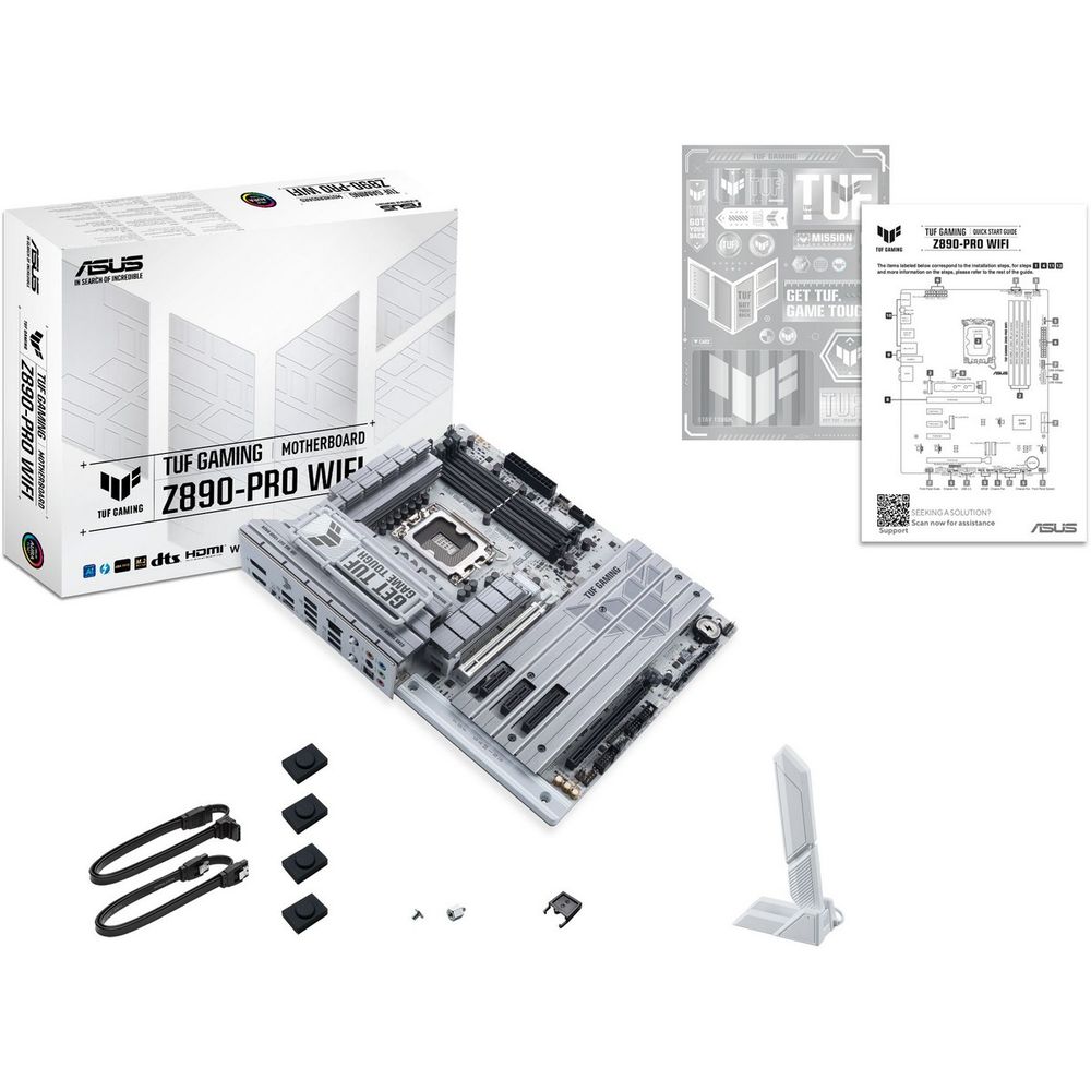 Материнская плата ASUS TUF GAMING Z890-PRO WIFI LGA1851 ATX 4xDDR5 2xPCIEx16 PCIEx4 2xPCIEx1 4xM.2 2xThunderbolt DP HDMI 2.5GLAN Wi-Fi 7 — изображение 8